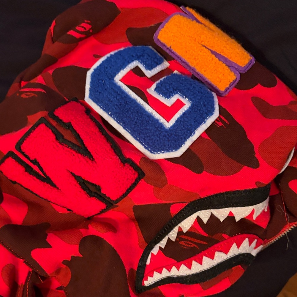 Bape Red Women's Sweater - Picture 4 of 7